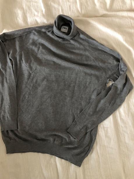 Sivý svetrik zara, zara,l