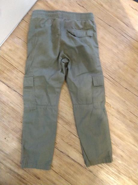 Nohavice bez zapínania bavlnené tenšie 122, h&m,122