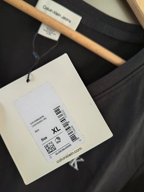 Calvin klein dámske bavlnené tričko l-xl, calvin klein,xl