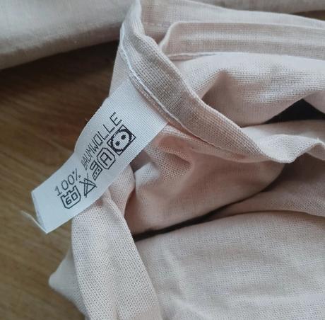 2x béžová bavlnená plachta, 