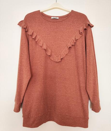 Mikina s volánom pieces, s