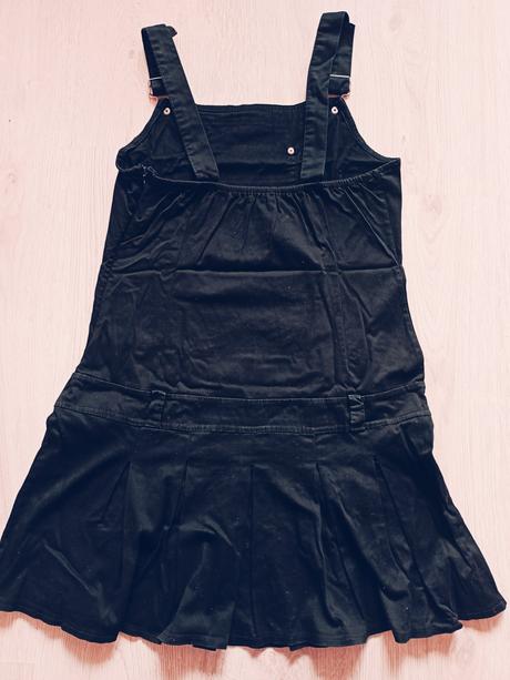 Riflové šaty na traky v. 152/158 alebo s, 152