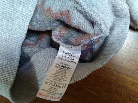 Mikina 6-9m, next,68