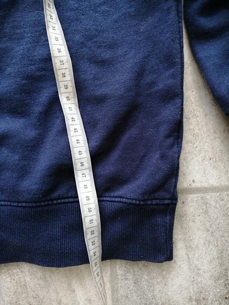 Tmavomodrá mikina v140/146, 140