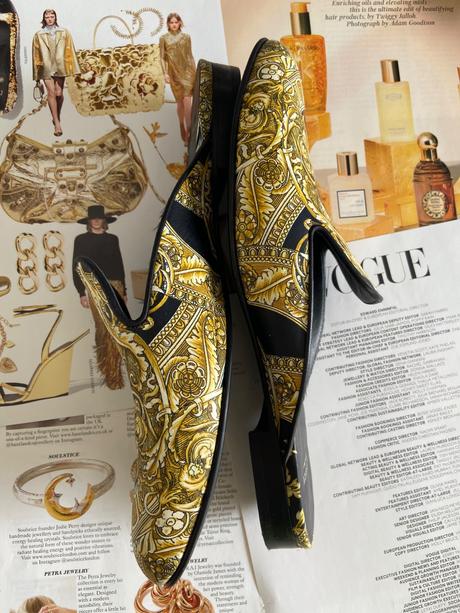 Versace baroque mules 38,5 - 39, versace,39
