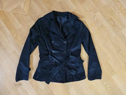 Dámske čierne dvojradové sako m, m