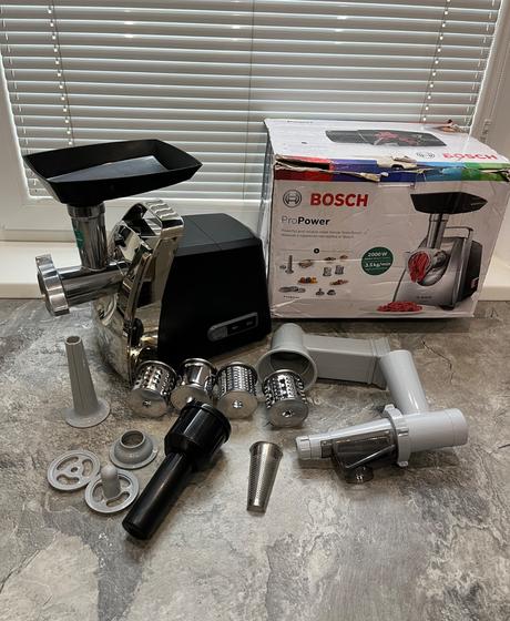 Mlynček na mäso bosch mfw67440 propower, bosch