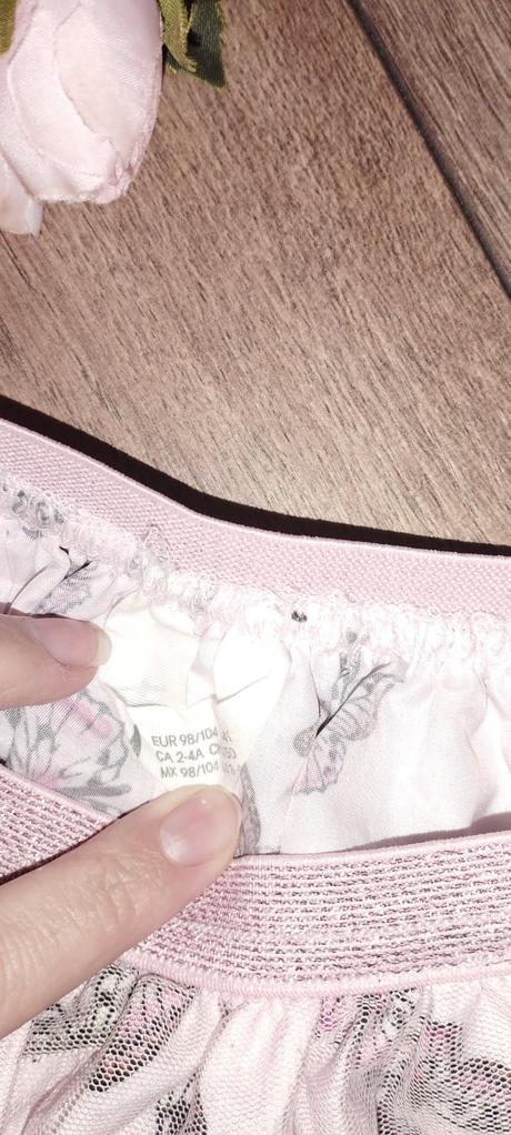 Motýlikova sukňa 98/104, h&m,104