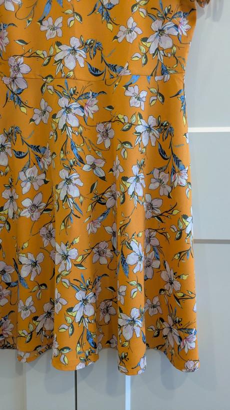 Oranžové minišaty even&odd, s