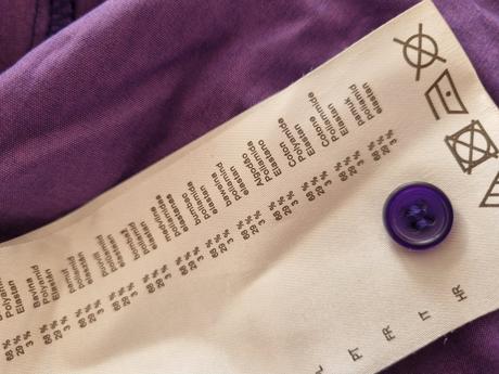 Fialová elastická blúzka veľ. 40, 40