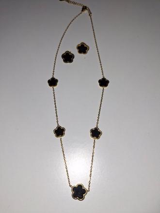 Set náušnice retiazka, 