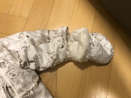 Zimný hrubý overal zimná kombinéza na dva zipsy, h&m,62