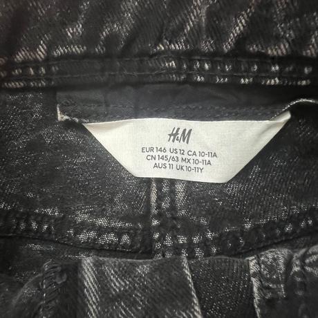 Riflová sukňa, h&m,146