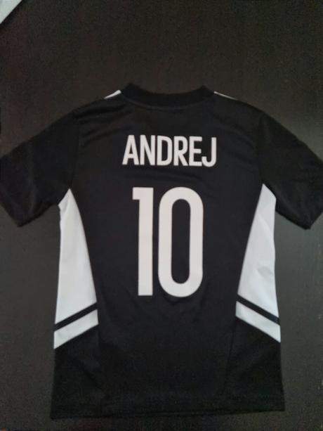 Personalizovaný futbalový dres andrej, adidas,128