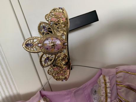 Rapunzel deluxe disney kostým s črievicami a korun, 