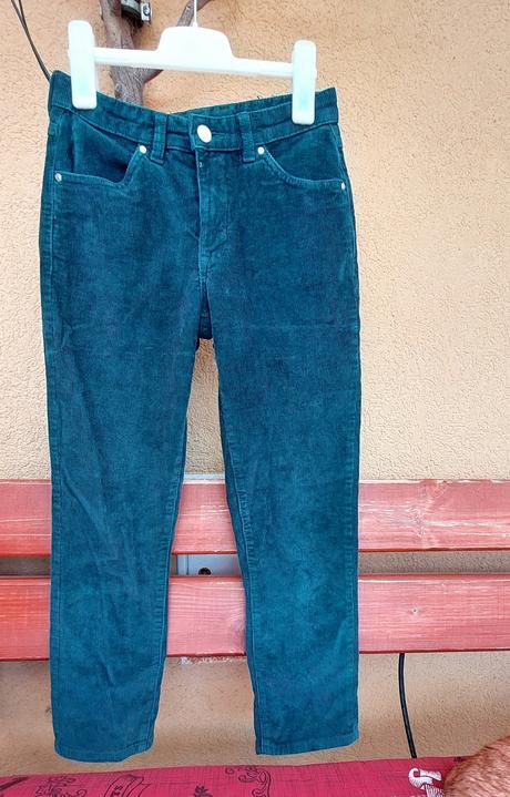 Pohodlné menchestrové nohavice - 140, 140