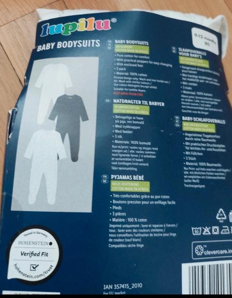 Pyžamkové body lupilu 9-12m, lupilu,92