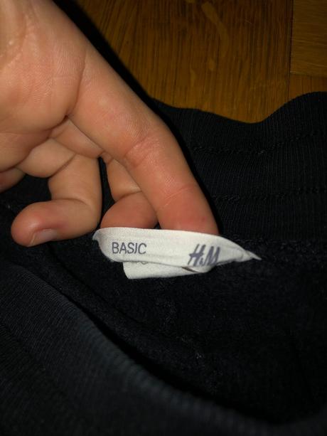 H&m čierne bavlnené tepláky 164/xs/s, h&m,164