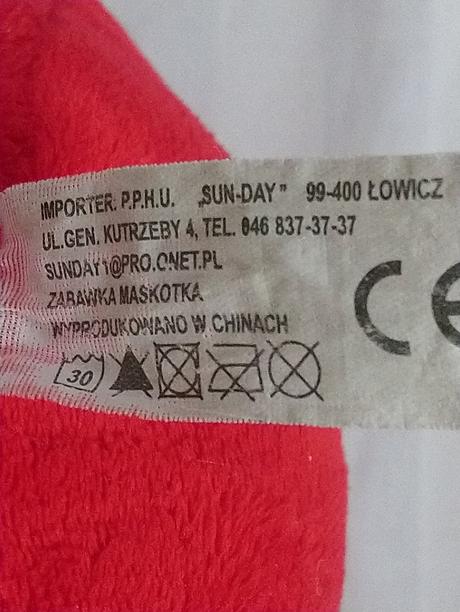 Plyšový farebný macko s nohavicami, 40 cm,