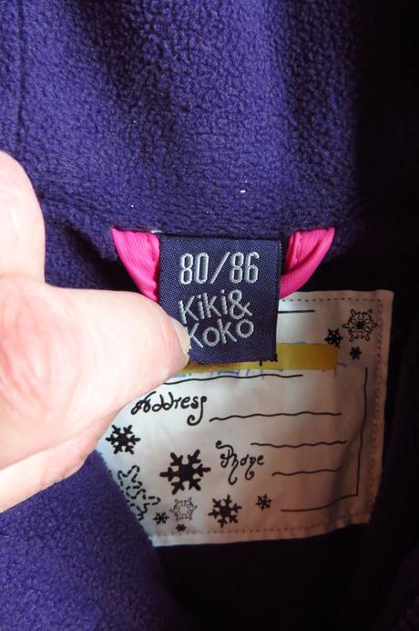 Nepremokavá zateplená bundička do dažďa - veľ. 80, kiki&koko,80