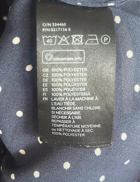 Bodkovaná elegantná blúzka h&m, h&m,36