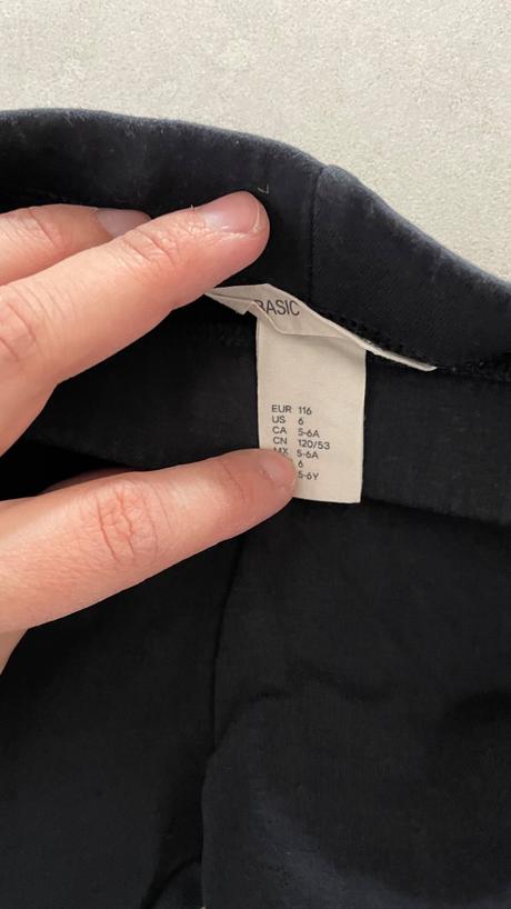 Zateplené leginy 116, h&m,116