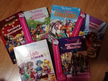 Knihy(od autorky tea stilton)-maďarské, 