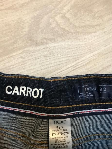 Mrkvové rifličky od next, next,110