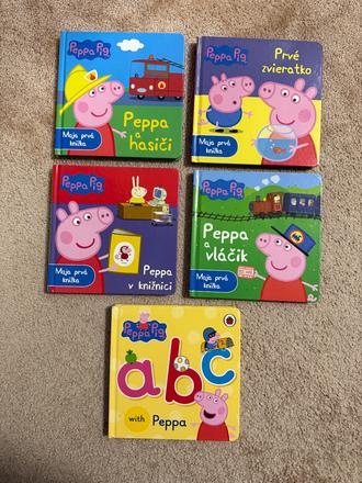 5 ks knihy prasiatko pepa, peppa pig, 