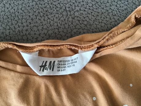 Vianočné tričká 122/128 cena spolu, h&m,122