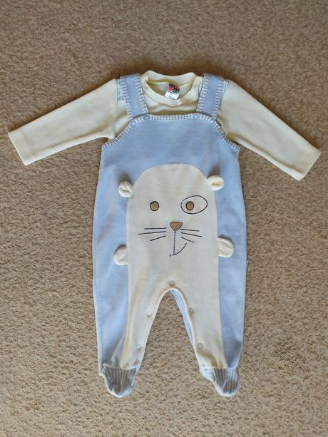 Nohavice / dupačky na traky + tričko oyko 68/74, 68