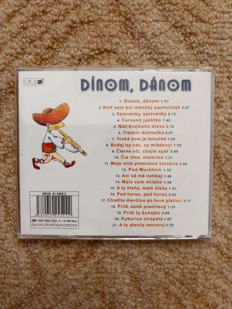 Detské cd s folklórnymi pesničkami, 