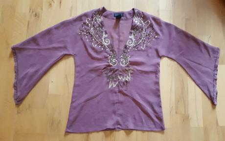 Nádherná drahá blúzka antik batik, pc 180e, xs