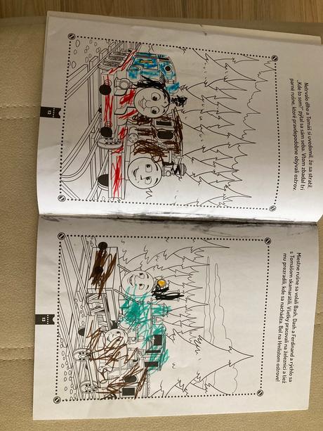 Knihy omaľovánky a úlohy tomáš a kamarati, 