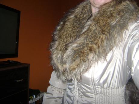 Bunda s mohutnou kožušinkou, l