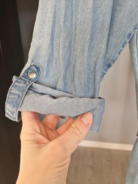 Riflove šaty, h&m,36