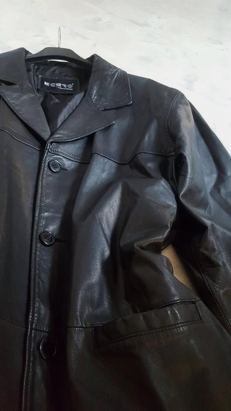 Kožené sako kacero, xl