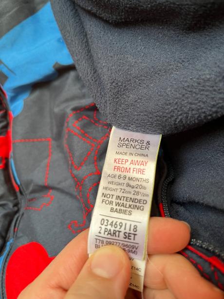 Zimný overal, marks & spencer,74