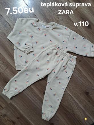 Krásna tepláková súprava, zara,110