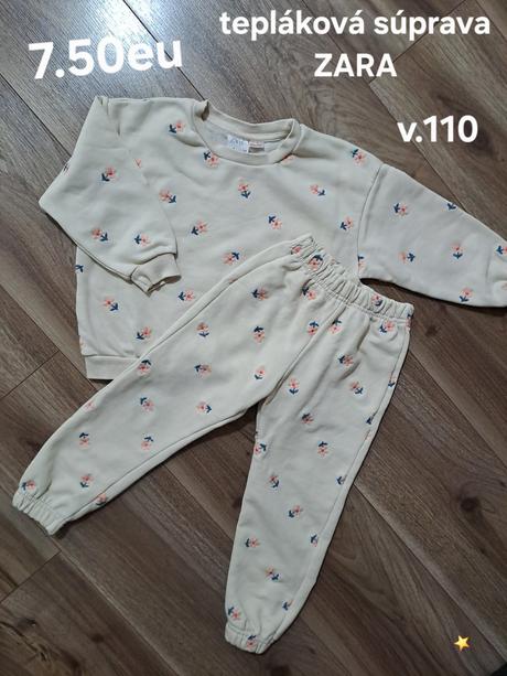 Krásna tepláková súprava, zara,110