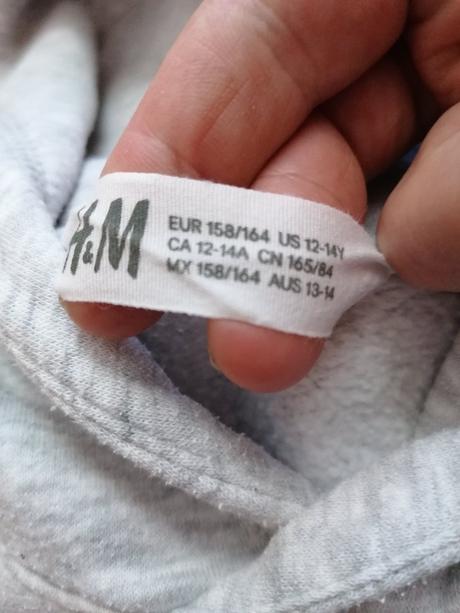 Mikina klokanka, h&m,152