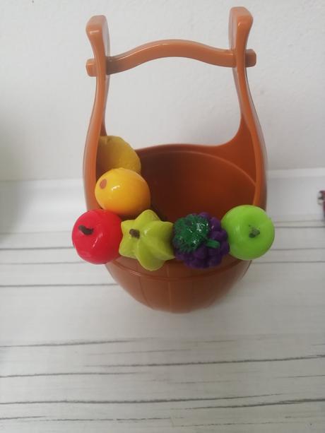 Párty vidličky ovocie-sada s košíkom, 