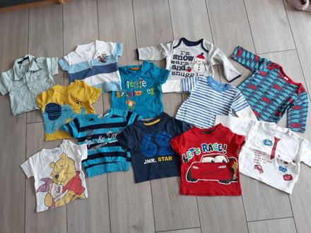 12 kusov triciek 62-68, 68–80