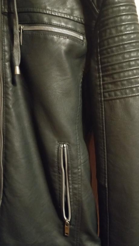 Pánska koženkova bunda, clockhouse,xs