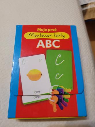 Moje prvé montessori karty abc, 