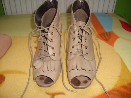 Klinove sandale na snurovanie - promod, 39