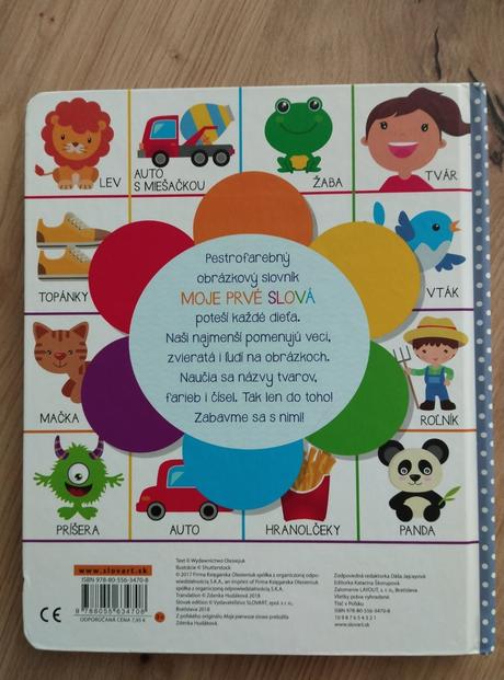 Detská knižka moje prvé slová, 