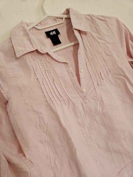 H&m roll-up košeľa tunika blúzka 128, h&m,128