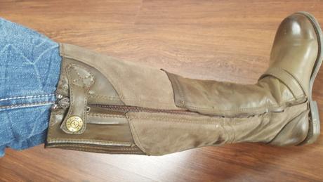 Čižmy viac farebné hnedé č 36., 36