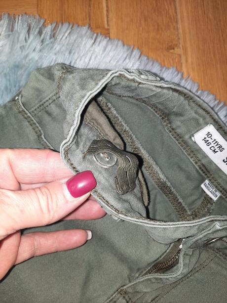 Riflové nohavice, denim co,146